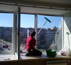Мытье окон в однокомнатной квартире Раевский